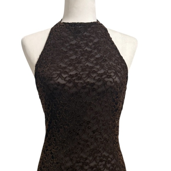 Lioness Chocolate Mesh Maxi Dress - Picture 6 of 7